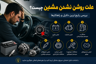 علت روشن نشدن ماشین چیست؟ بررسی رایج‌ترین دلایل و راهکارها